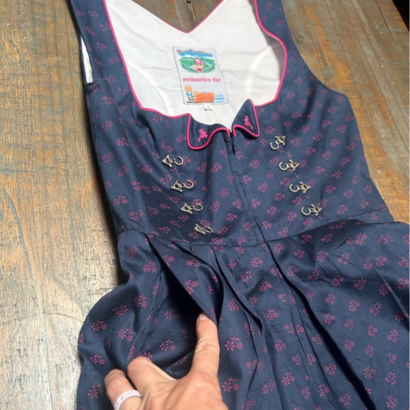 German Austrian Oktoberfest Vintage Dress - 38 / 8 - Picture 10 of 10